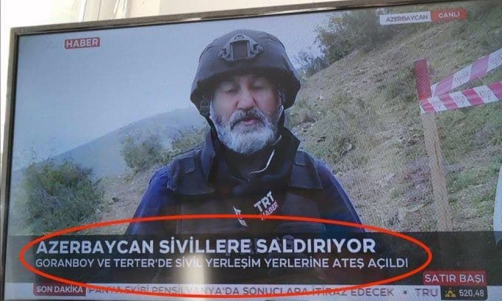 "Θείο χέρι" σε τουρκικό κανάλι: Από τεχνικό σφάλμα μετέδωσε πως οι Αζέροι βομβαρδίζουν αμάχους